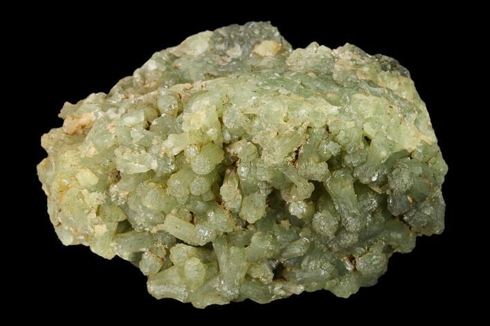 Green Prehnite Crystal Cluster - Morocco #138364